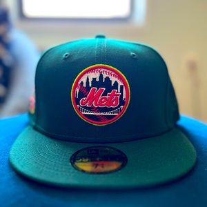 Hat Club Excl. New Era 59Fifty New York Mets Shea Stadium Patch Hat - 7 5/8